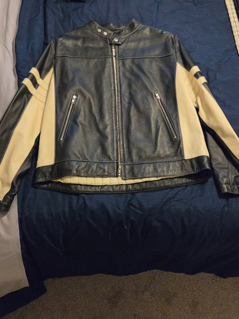 Mens Wilson Leather Jacket - Picture 1 of 4